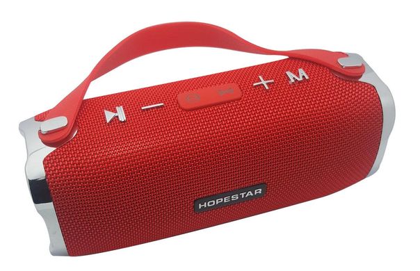 Портативная беспроводная Bluetooth колонка Hopestar H24 Красная