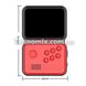 Портативная игровая ретро консоль Game Box Power Sup M3 900 в 1 Красная