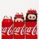 Игрушка-брелок Labubu в банке Coca-Cola Коричневый персонаж ЛАБУБУ с ушками