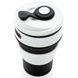 Силиконовый стакан складной Silicon Magic Cup Черный
