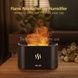 Зволожувач повітря з ефектом полум'я Humidifier Flame Чорний