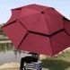 Парасолька рибальська з клапаном, чохлом та гачками чорний 2м JTG2025-2darkred Червоний