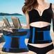Пояс для похудения Hot Shapers Belt Power Черный с синим р-р XXL