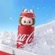 Игрушка-брелок Labubu в банке Coca-Cola Коричневый персонаж ЛАБУБУ с ушками