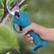 Секатор аккумуляторный 21V в кейсе на два аккумулятора Синий