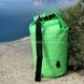 Водонепроницаемый гермомешок туристический Waterproof Bag 15л Зеленый