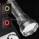 Фонарь ручной аккумуляторный с индикатором заряда 1x18650 W5201-1-19 ULTRA BRIGHT LED Черный