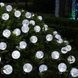 Гірлянда Кульки 20 Led вулична вологостійка від мережі, чорний провід SF-60