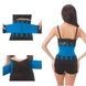 Пояс для похудения Hot Shapers Belt Power Черный с синим р-р XXL