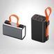 Power Bank з ліхтарем JS-F30 100000mAh Сірий