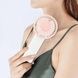 Вентилятор аккумуляторный ручной Jisulife mini portable fan F2B Белый с розовым