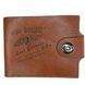 Гаманець чоловічий з екошкіри DAIGIST DAIQISI Leat Strauss&Co Коричневий
