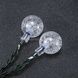 Гирлянда Шарики 100LED теплый желтый SF 63 Черная
