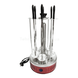 Електрошашличниця вертикальна Domotec BBQ MS-7783 Червона