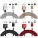 Магнітний кабель 3 в 1 USB - microUSB / Lightning / Type-C Червоний