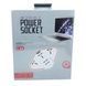 Подовжувач-мережевий фільтр 3-220V / 4-USB / 3.4A Anti-Static BKL-07 Power Socket Білий