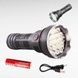 Фонарь ручной аккумуляторный с индикатором заряда 1x18650 W5201-1-19 ULTRA BRIGHT LED Черный