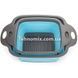 Друшляк силіконовий складаний 2в1 Collapsible filter baskets квадратний Блакитний