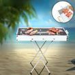 Мангал переносний з решіткою BBQ BARBECUE TRAY 770T