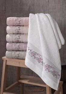 Рушники Pupilla Ronesans 70х140см Бамбук набір 6шт