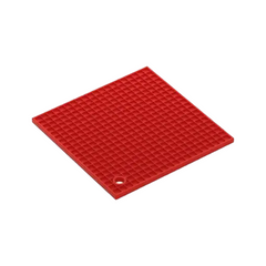 Силиконовая подставка под горячее квадратная BN-990 Красная