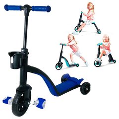 Cамокат-велобег-велосипед 3 в 1 Children Car Scooter Синий