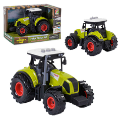 Іграшка Трактор інерційний із звуковими та світловими ефектами Зелений
