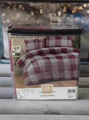 Постільна білизна Cotton collection 41893 Фланель Бавовна Євро розмір