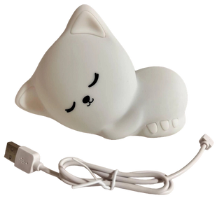 Нічник силіконовий дитячий Little Cat Silicone Light RGB 7 кольорів