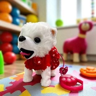 Інтерактивний вихованець Шпіц музичний з рухами A9-52 Червоний
