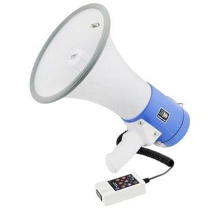 Гучномовець рупор 12v UKC MEGAPHONE ER 66 Білий з блакитним