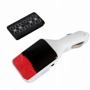 Трансмітер FM модулятор CM I17 SD/Usb білий