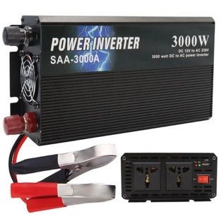 Инвертор преобразователь напряжения SSK 3000W DC12V-AC230V Чёрный
