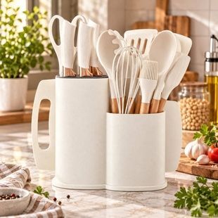 Набір кухонного приладдя 19 предметів Kitchenware Set Білий