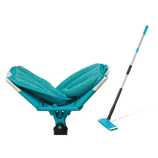 Швабра Dual Track Twist Mop (универсальная для влажной уборки) бирюзовая