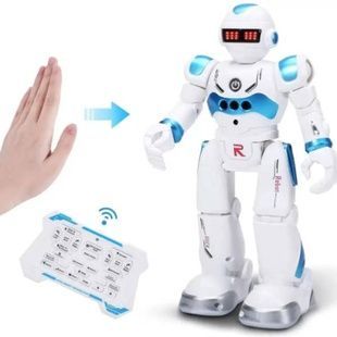 Робот інтерактивний з пультом керування Lezo Toys 99888-3 Білий із синім