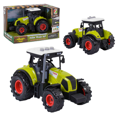 Іграшка Трактор інерційний із звуковими та світловими ефектами Зелений