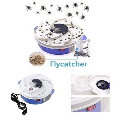 Пастка для комах USB Electric Fly Trap Mosquitoes №D06-3 Біло-блакитна