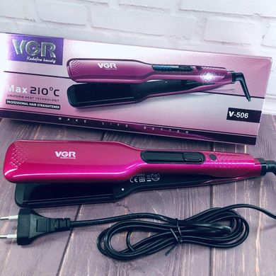 Утюжок выпрямитель для волос VGR V-506 Розовый