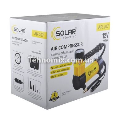 Автомобільний компресор SOLAR AR 207 170Вт