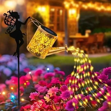 Світильник садовий Фея з лійкою із сонячною панеллю Тепле світло