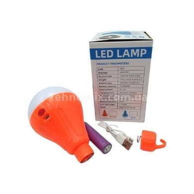Лампочка з акумулятором 1x18650 LY-V09 30w USB Біла з оранжевим