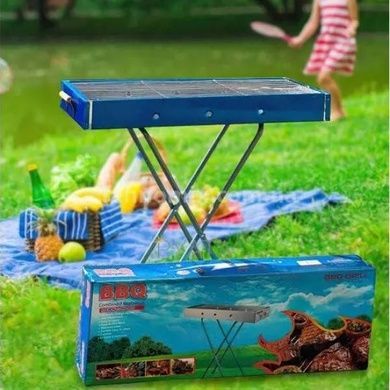 Мангал переносний з решіткою BBQ BARBECUE TRAY 770T