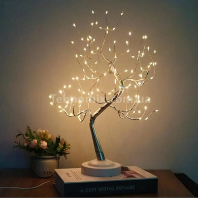 Настільний світильник Дерево Бонсай h20in N1 Bonsai led tree light Теплий білий