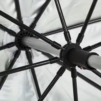 Парасолька рибальська з клапаном, чохлом та гачками чорний 2м JTG2025-2darkblue Блакитний