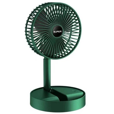 Вентилятор міні акумуляторний Folding Fan Зелений