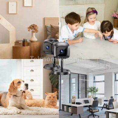 Міні-камера акумуляторна 5-мегапіксельна Wi-Fi AM100 Чорна