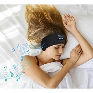 Маска для сну з музикою Bluetooth Music Goggles Чорна