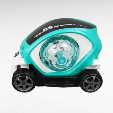 Машинка с подсветкой вращающаяся Toy AND CX-865 Голубая