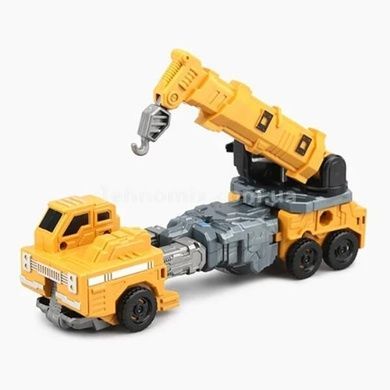 Іграшка дитяча Трансформер Автокран Destruction Коричневий
